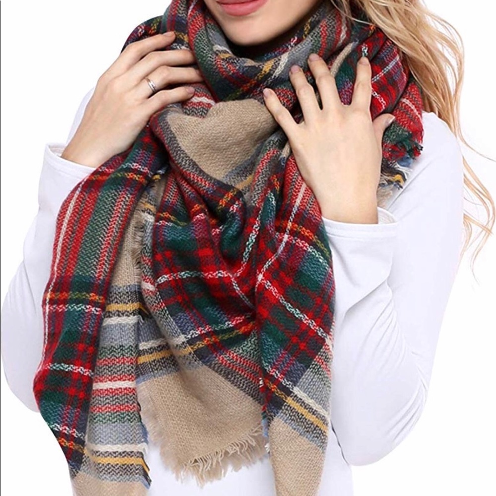 Plaid scarf!